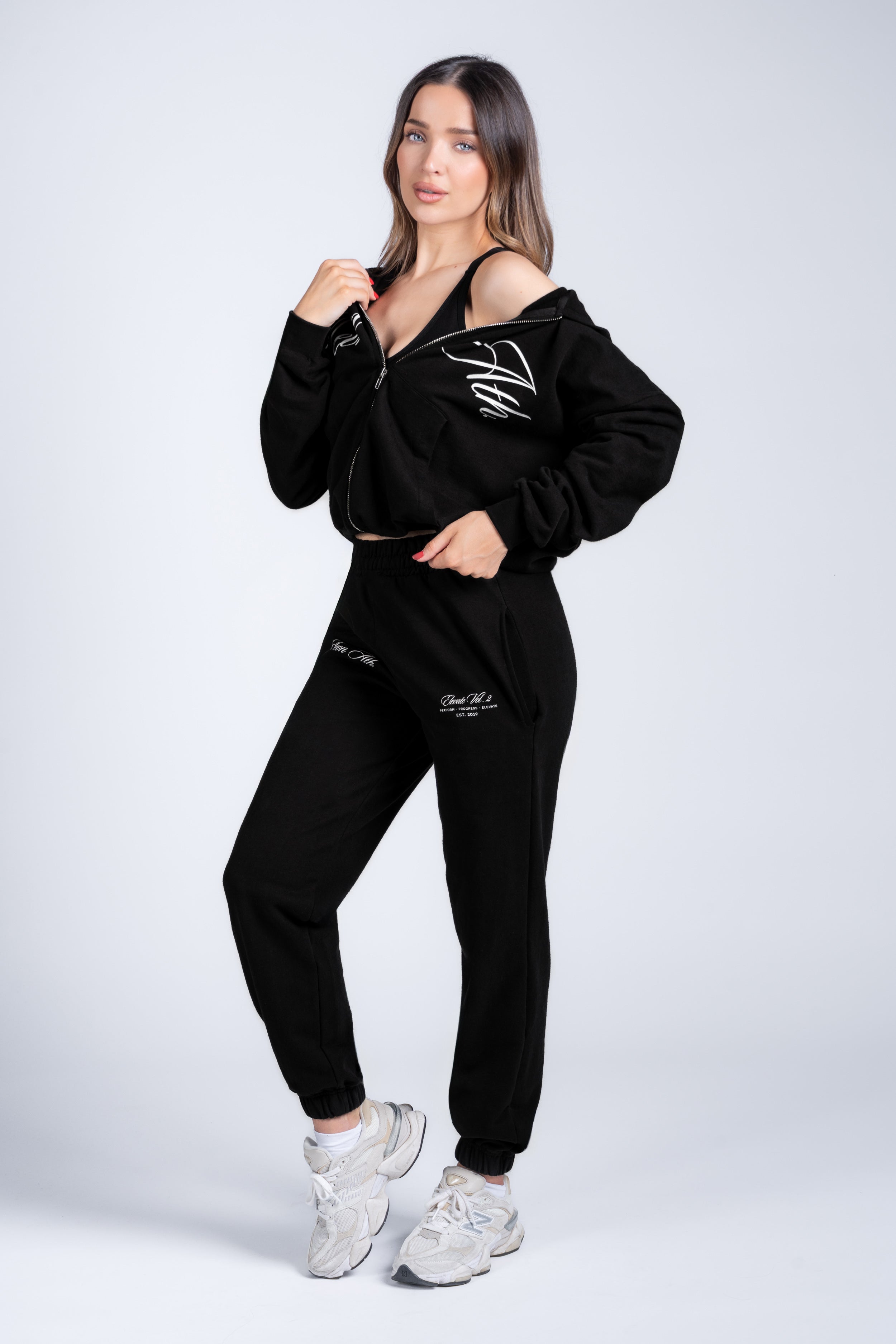 ELEVATE KOMPLET TRENIRKE - BLACK (3-DELNI)