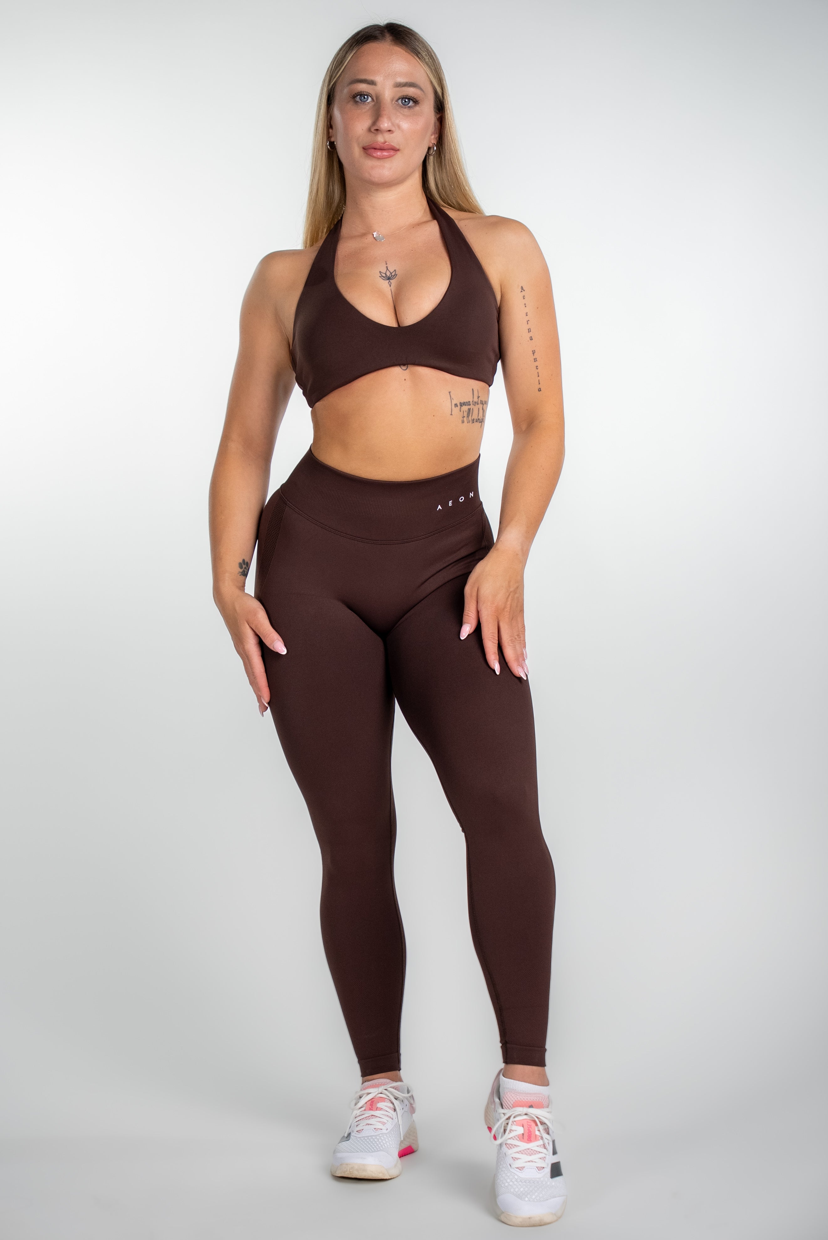 MOTION BREZŠIVEN HALTER NECK TOP V2
