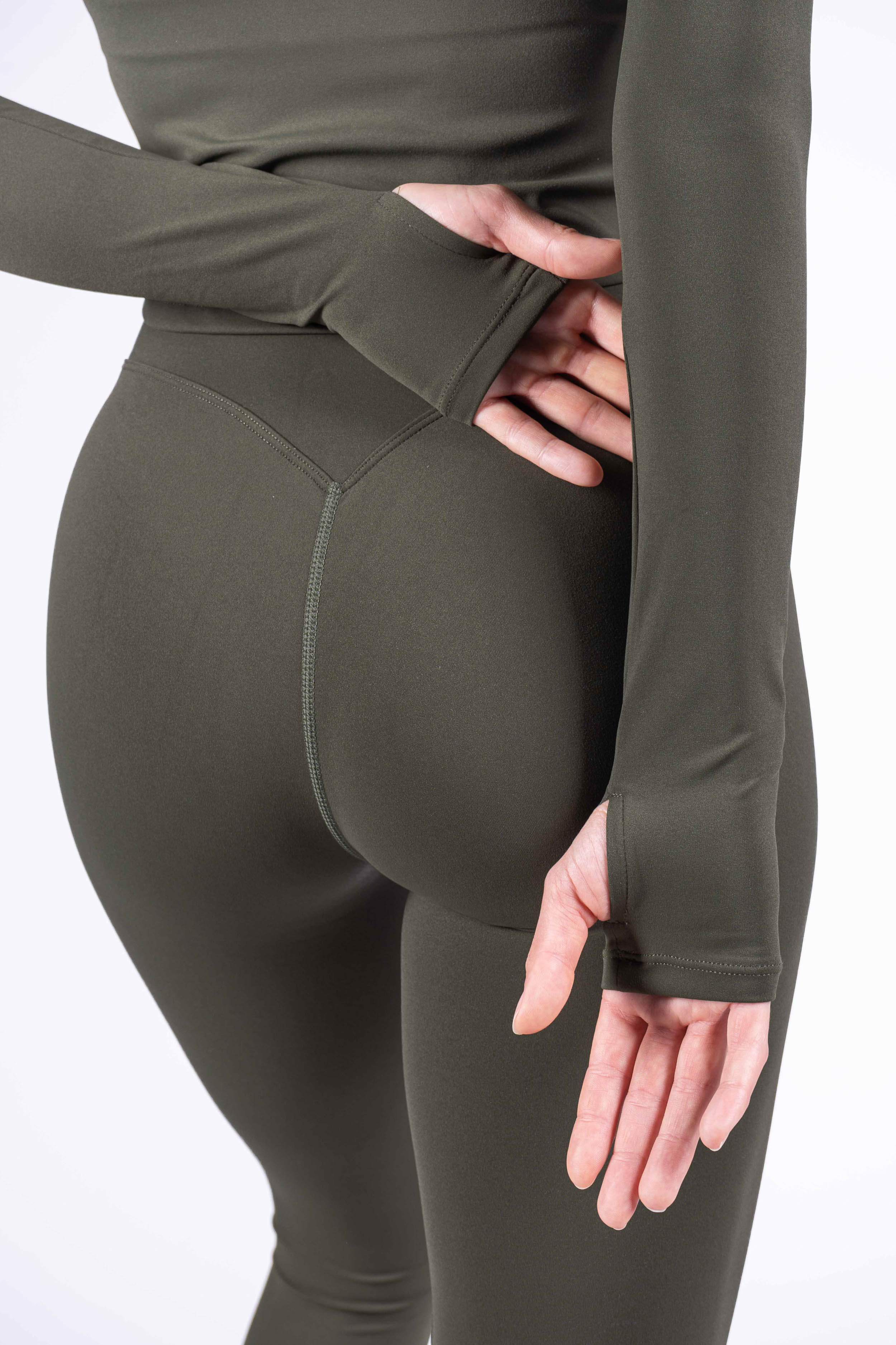 SECOND SKIN KOMPLET - OLIVE (3-DELNI)