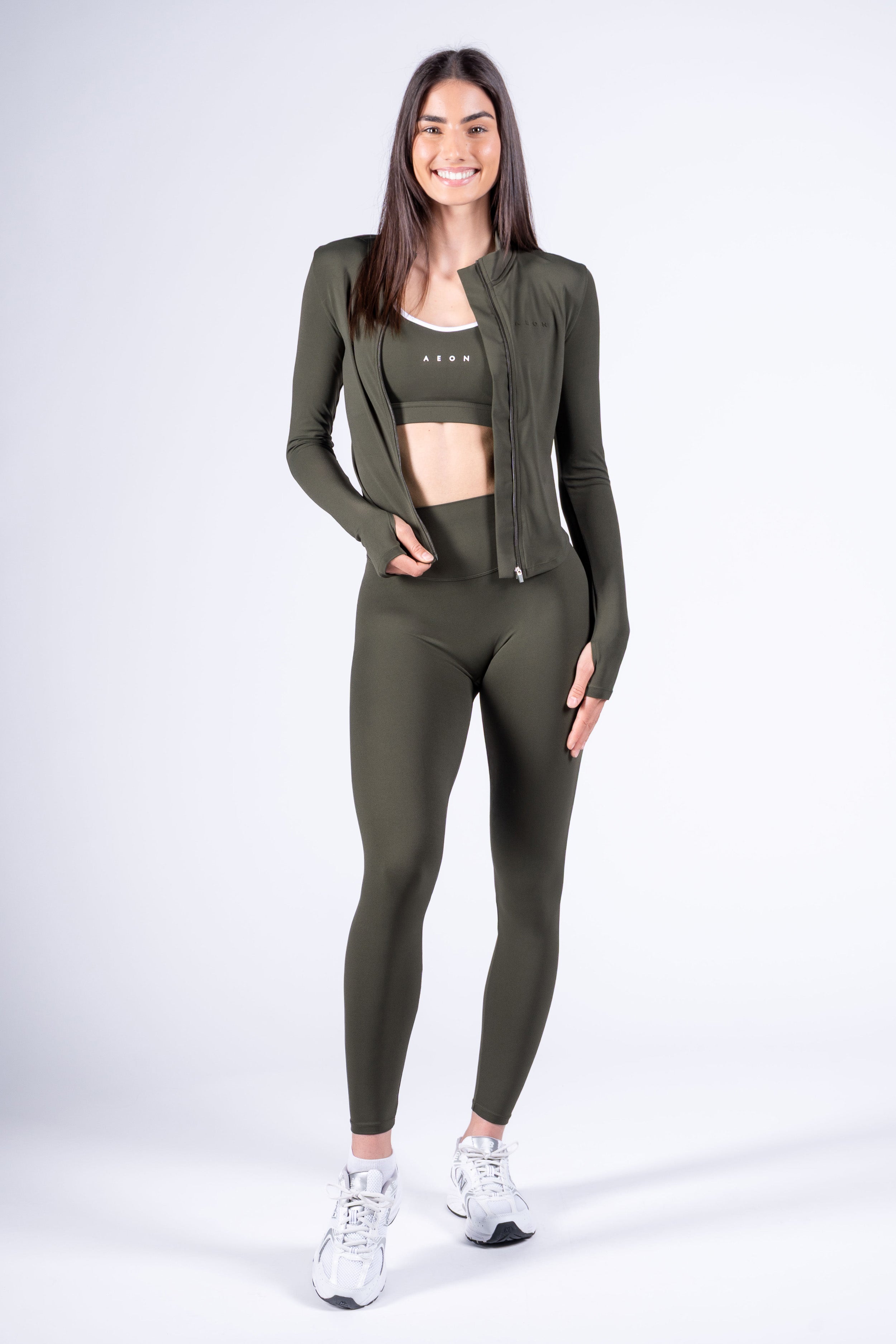 SECOND SKIN KOMPLET - OLIVE (3-DELNI)