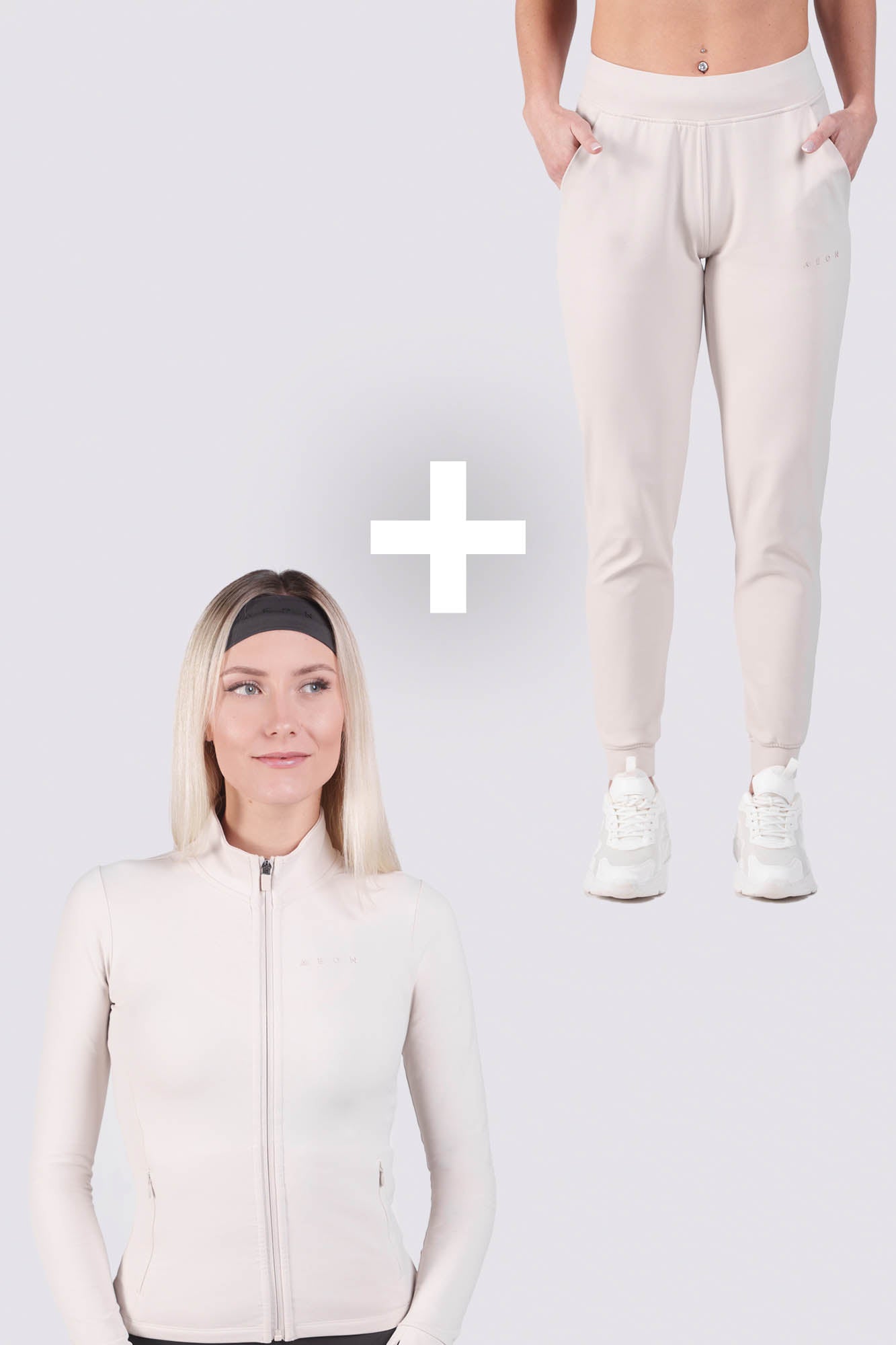 SECOND SKIN KOMPLET TRENIRKE - OFF WHITE (2-DELNI)