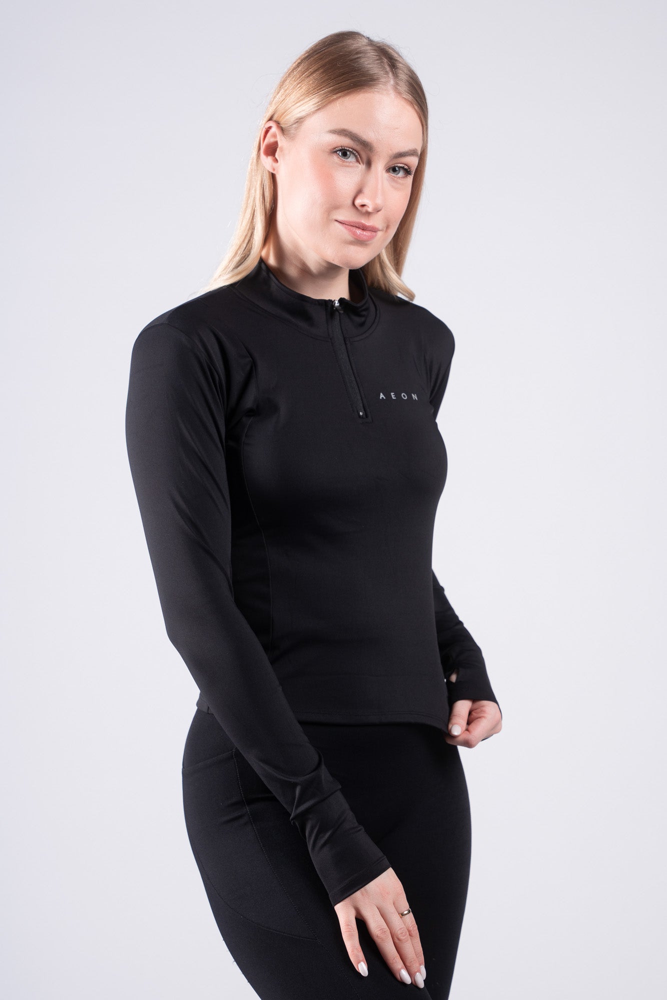 SECOND SKIN HALF ZIP TEE - Aeon Athletics