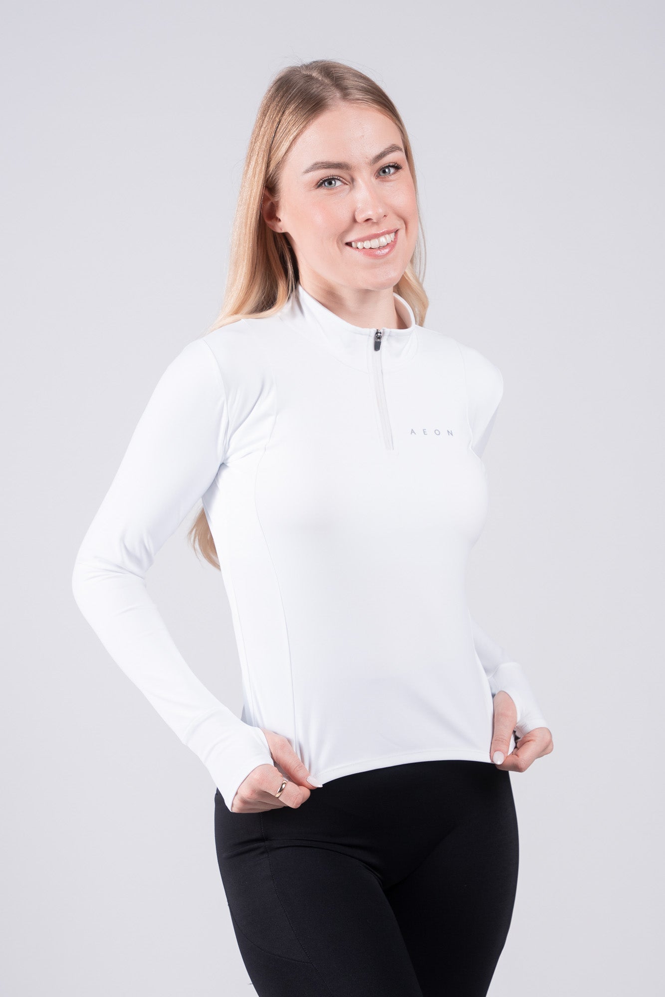 SECOND SKIN HALF ZIP TEE - Aeon Athletics