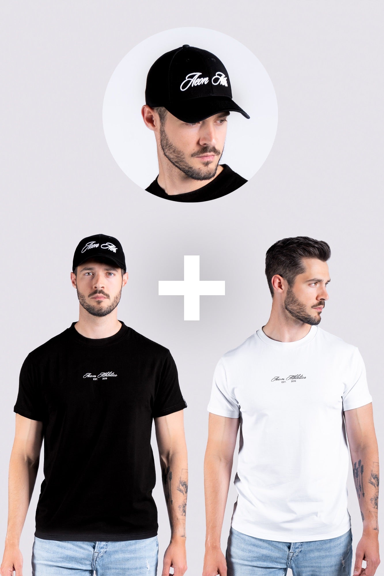 SIGNATURE KOMPLET - BLACK/WHITE (3-DELNI)