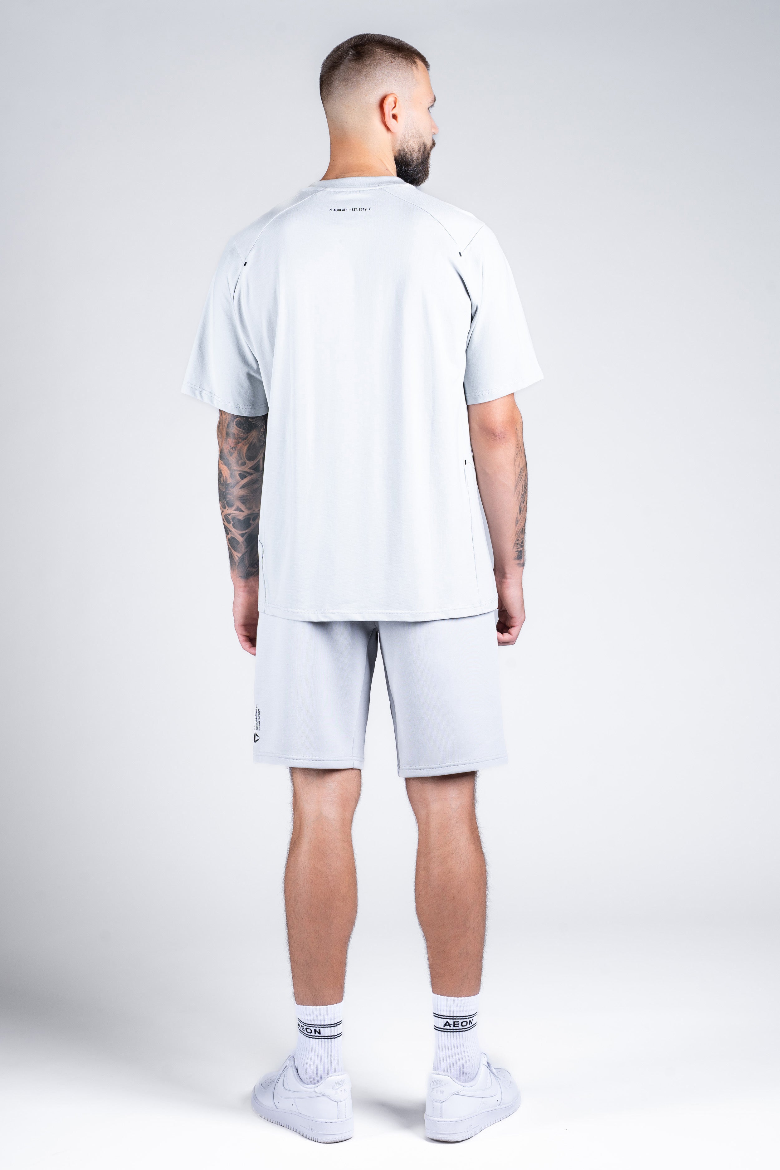 TECHPRO MENS SHORT KOMPLET - WOLF GREY (2-DELNI)