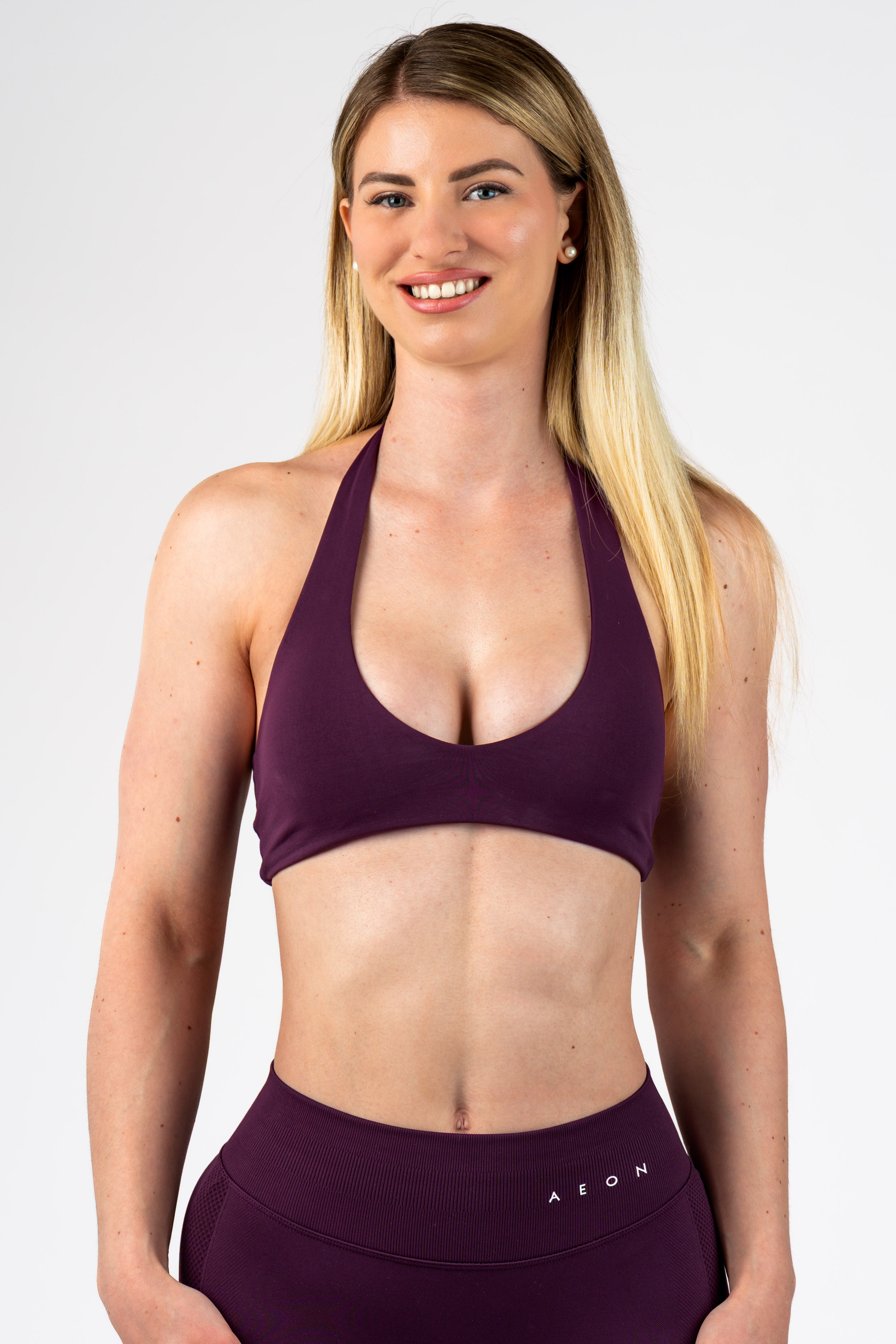 MOTION BREZŠIVEN HALTER NECK TOP V2