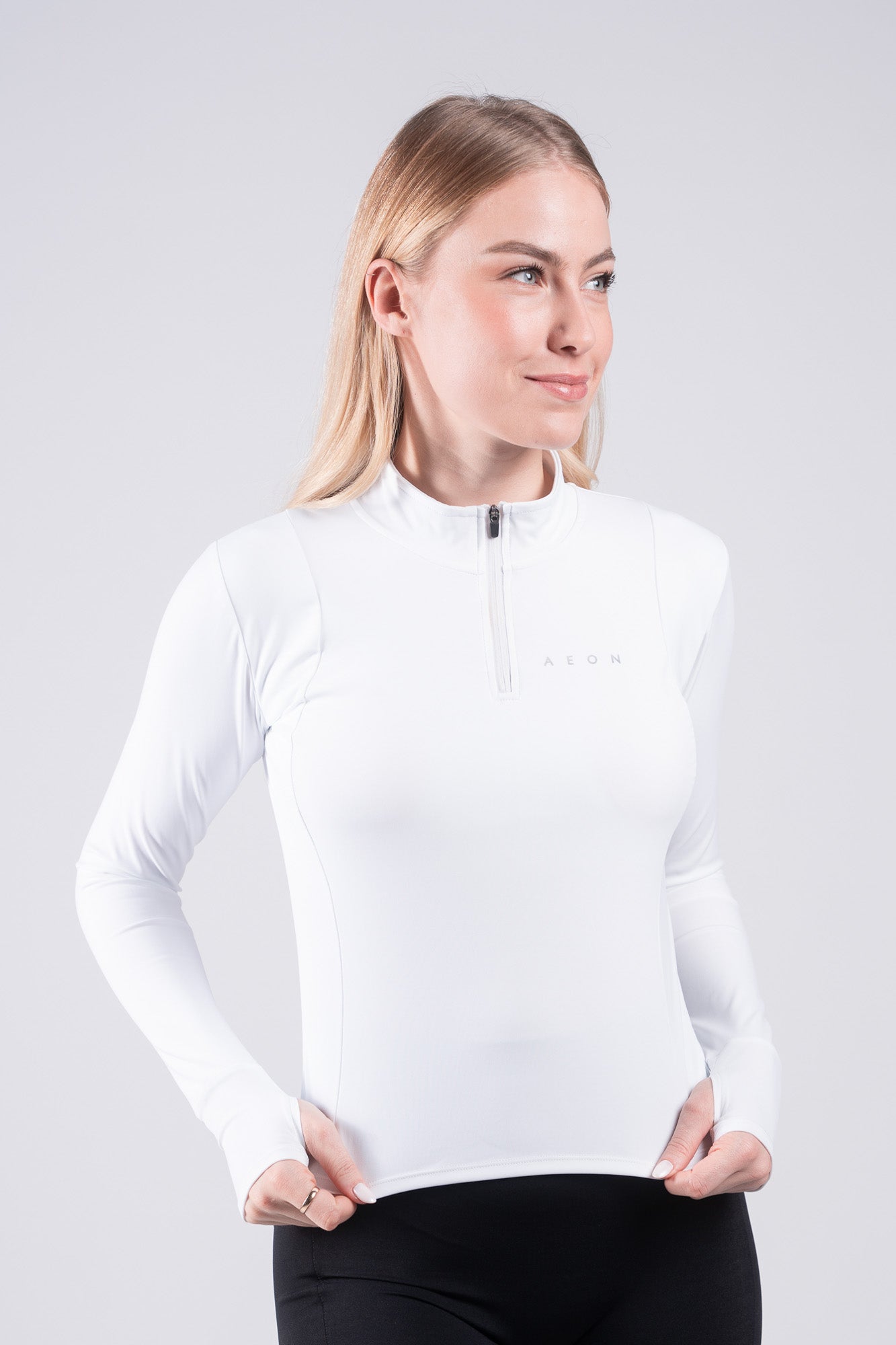 SECOND SKIN HALF ZIP TEE - Aeon Athletics